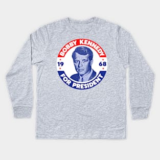 Robert Kennedy for President // Vote Bobby in 1968 Kids Long Sleeve T-Shirt